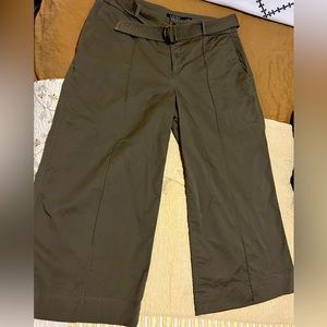 Ralph Lauren size 12 wide leg capri above ankle pants